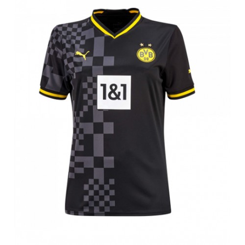 Borussia Dortmund Nico Schulz #14 Bortedrakt Kvinner 2022-23 Kortermet Borussia Dortmund Nico Schulz #14 Bortedrakt Kvinner 2022-23 Kortermet